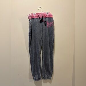 Roxy Gray and Pink Sweatpants